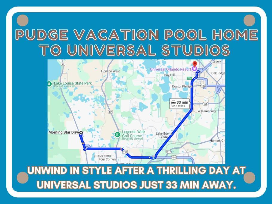 Pudge Vacation Poolspa Home Near Disney 올랜도 외부 사진